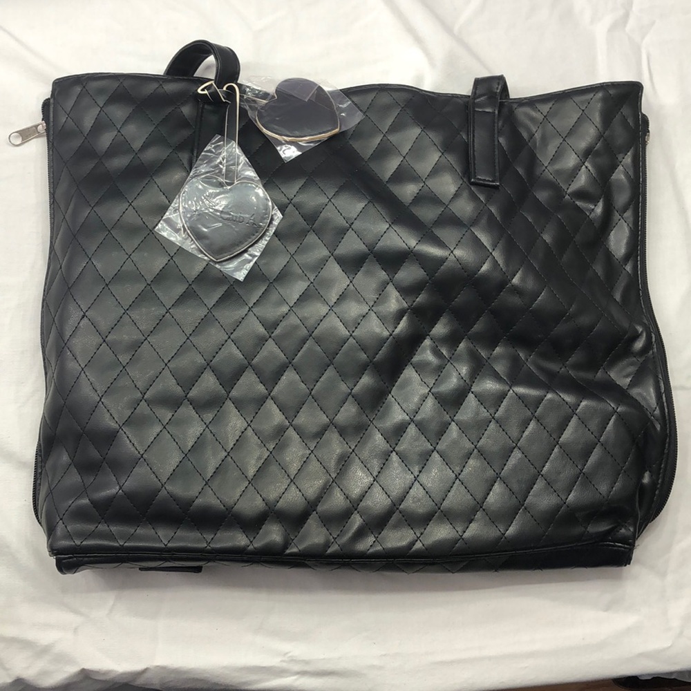 Signature A Black Makeup Bag